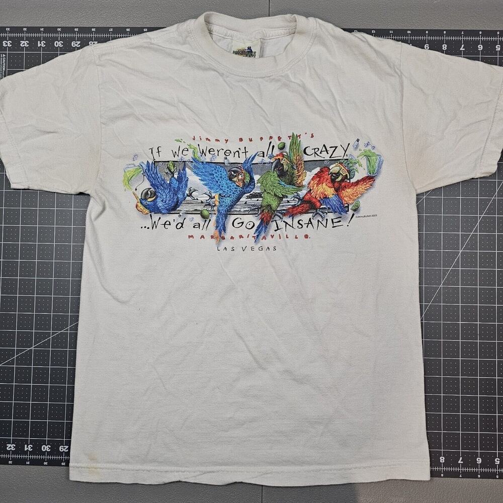 Vintage Margaritaville Tshirt Medium Las Vegas Jimmy Buffett Y2K Beach Vacation
